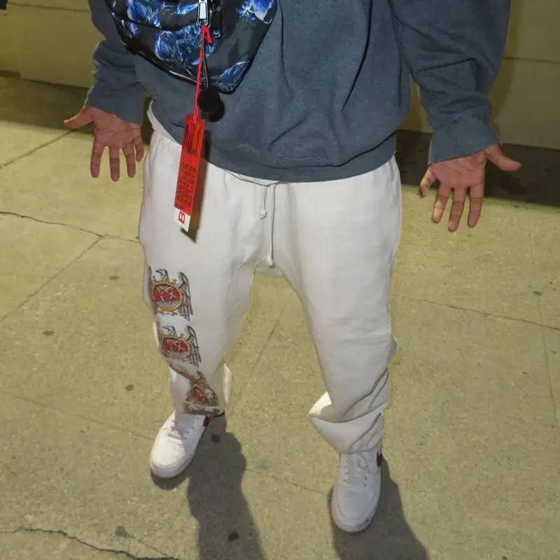 Earl Sweatshirt outfit in Vintage, Supreme, and Babylon, 2020