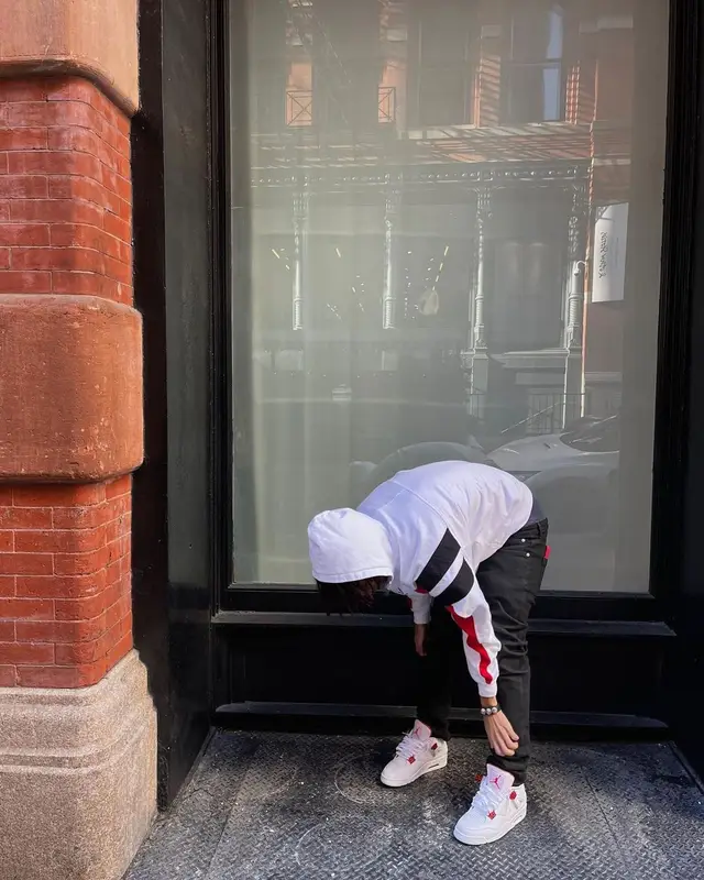 Lil Tecca outfit in Balenciaga, Ray-Ban, and Chrome Hearts, 2022