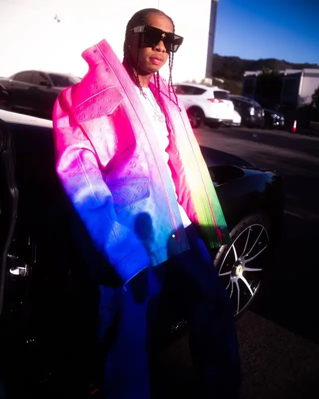 Tyga outfit in Louis Vuitton, 2022