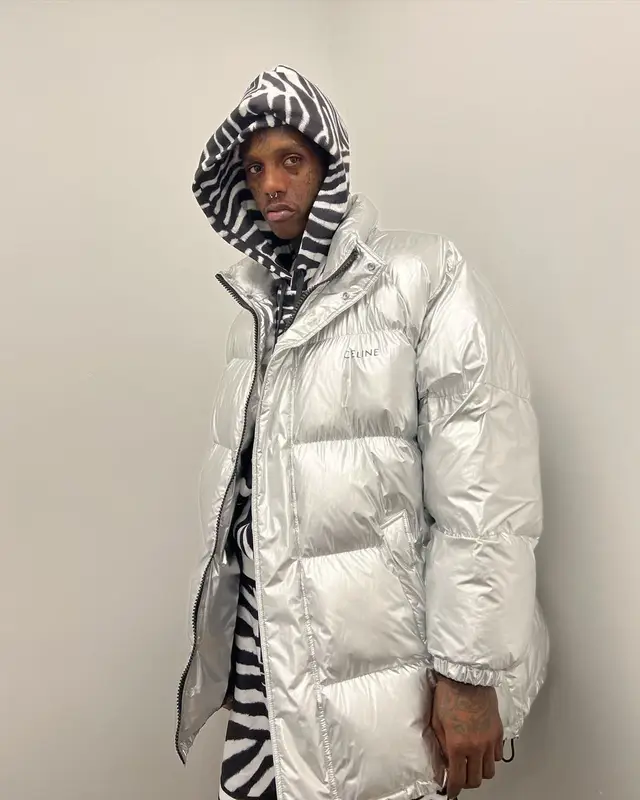 Famous Dex outfit in Celine and Dolce & Gabbana, 2022