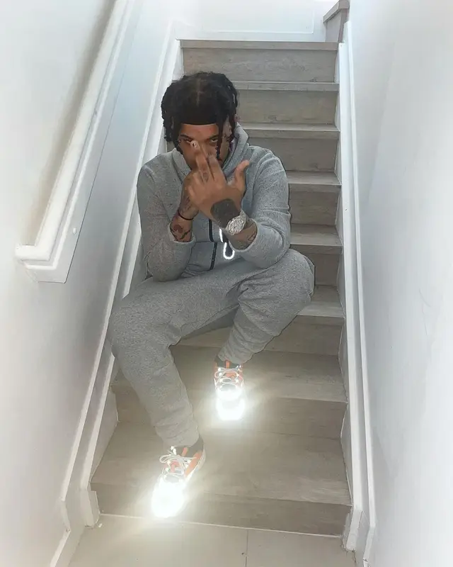 Smokepurpp outfit in Nike and Dior, 2022