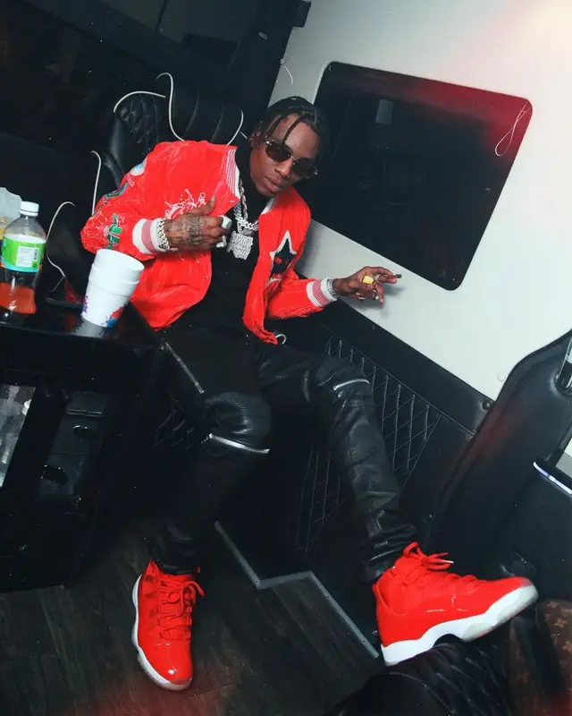 Soulja Boy outfit in Billionaire Boys Club, Amiri, and Jordan, 2022
