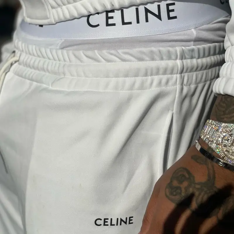 Fivio Foreign outfit in Nike and Celine, 2022
