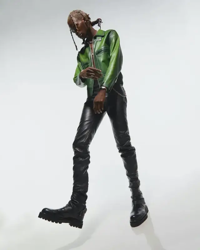 Lancey Foux outfit in Berluti, Dior, and Louis Vuitton, 2021