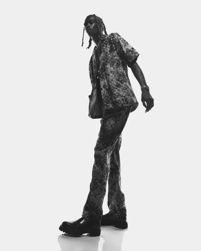 Lancey Foux outfit in Louis Vuitton, 2021