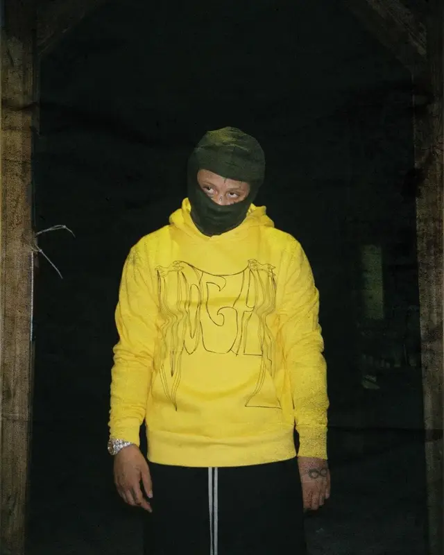 Trippie Redd outfit in Vogalstand and Rick Owens, 2022