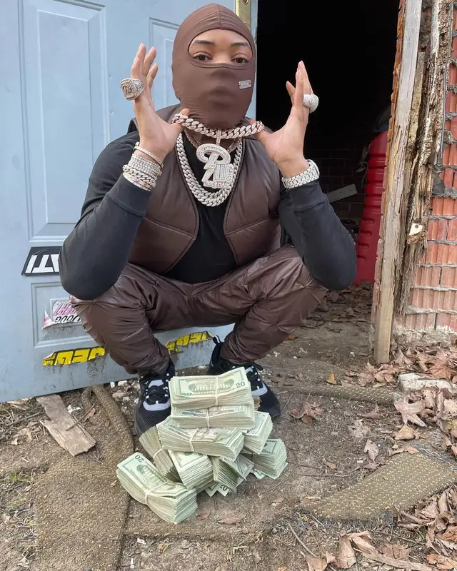 Lil Migo outfit in Dior and Sole et. Al, 2022