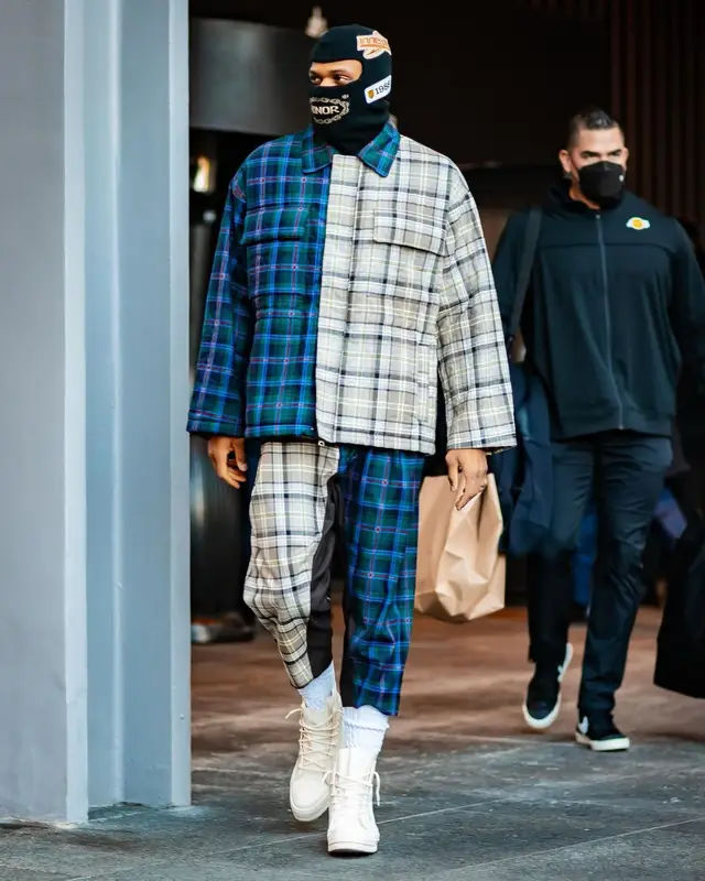 Russell Westbrook outfit in Vivienne Westwood, Converse, and Honor The Gift, 2022