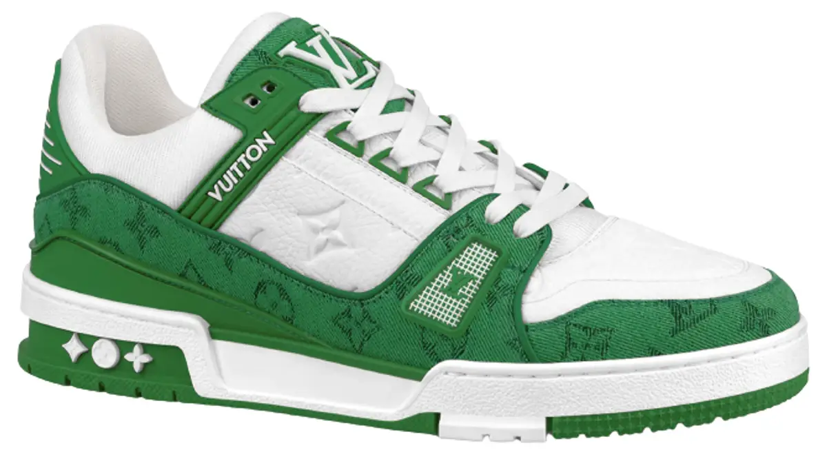 Tênis Louis Vuitton Trainer Sneaker Green - Felix Imports
