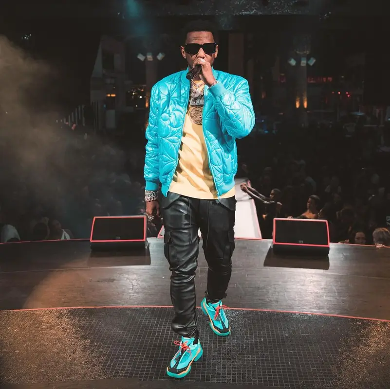 Fabolous outfit in Louis Vuitton, Rta, and Ugly Intl, 2022