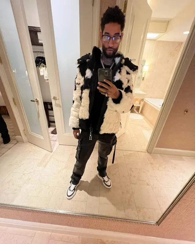 PnB Rock outfit in Cout De La Liberte and Amiri, 2022