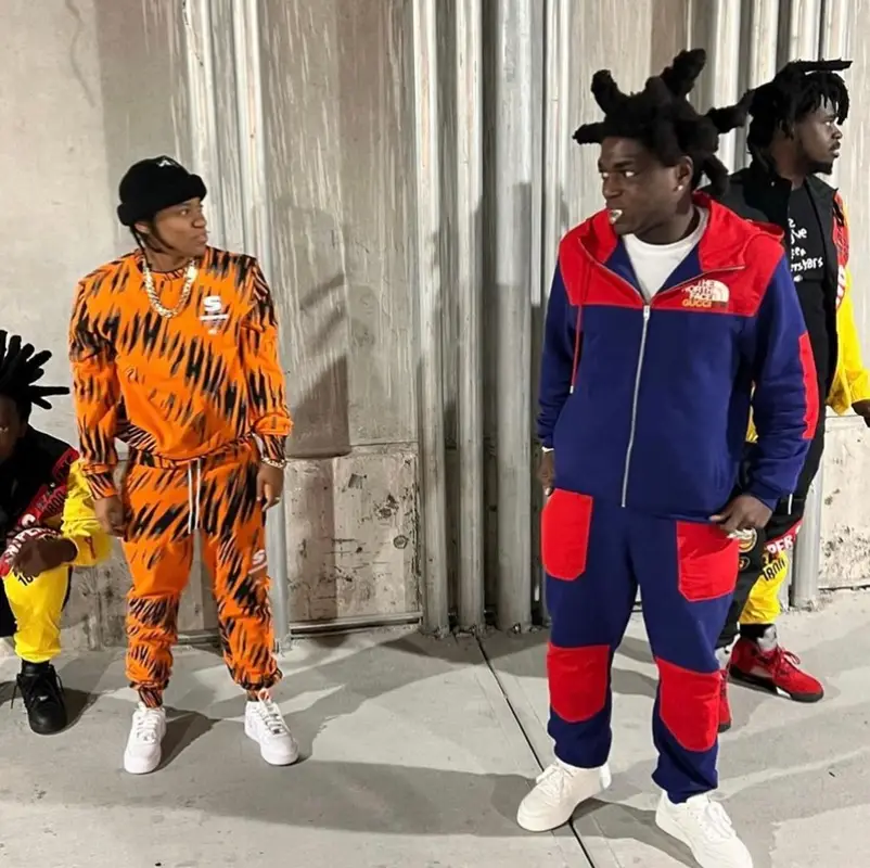 Kodak Black outfit in Gucci and The North Face, 2022