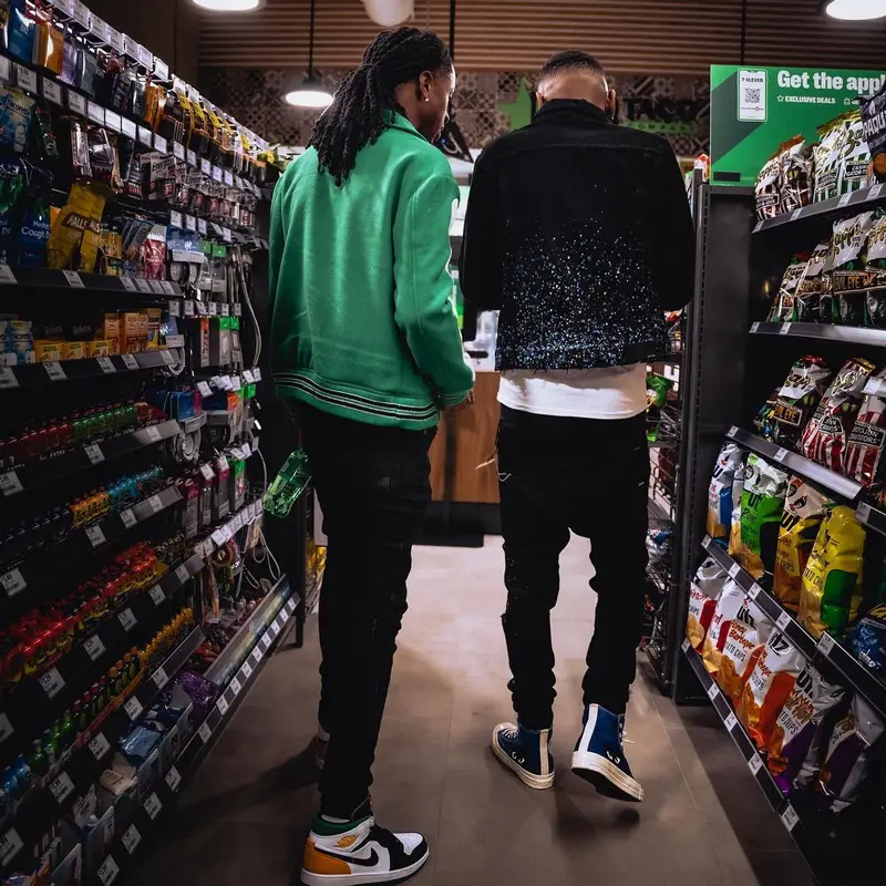 Funny Mike outfit in Amiri, Converse, and Comme Des Garcons, 2022
