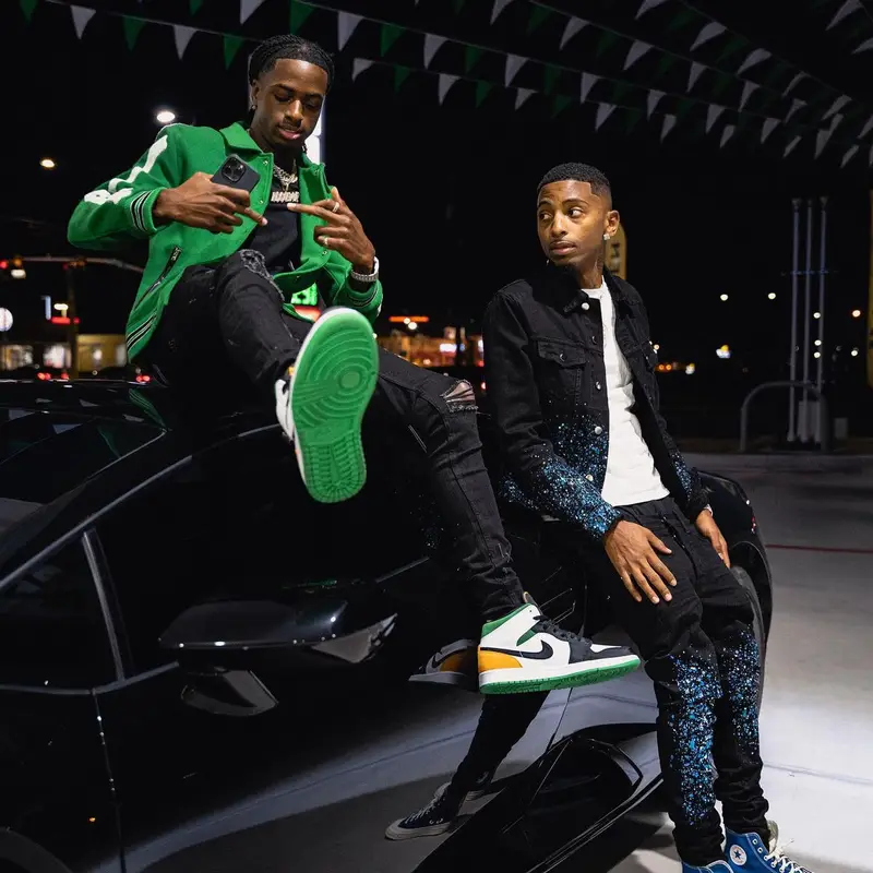 Funny Mike outfit in Amiri, Converse, and Comme Des Garcons, 2022