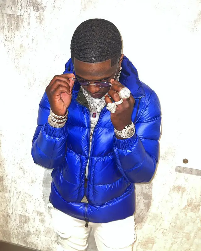 Bankroll Freddie outfit in Moncler, Valabasas, and Jordan, 2022