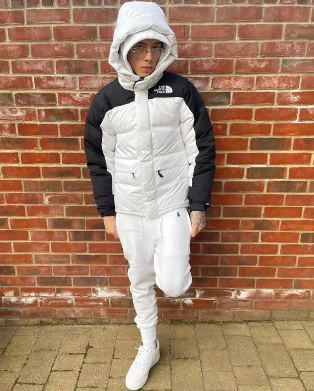 Central Cee outfit in The North Face, Polo Ralph Lauren, and Nike, 2022