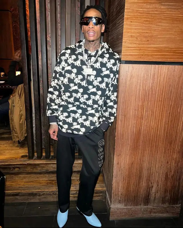 Wiz Khalifa outfit in Celine, 2022