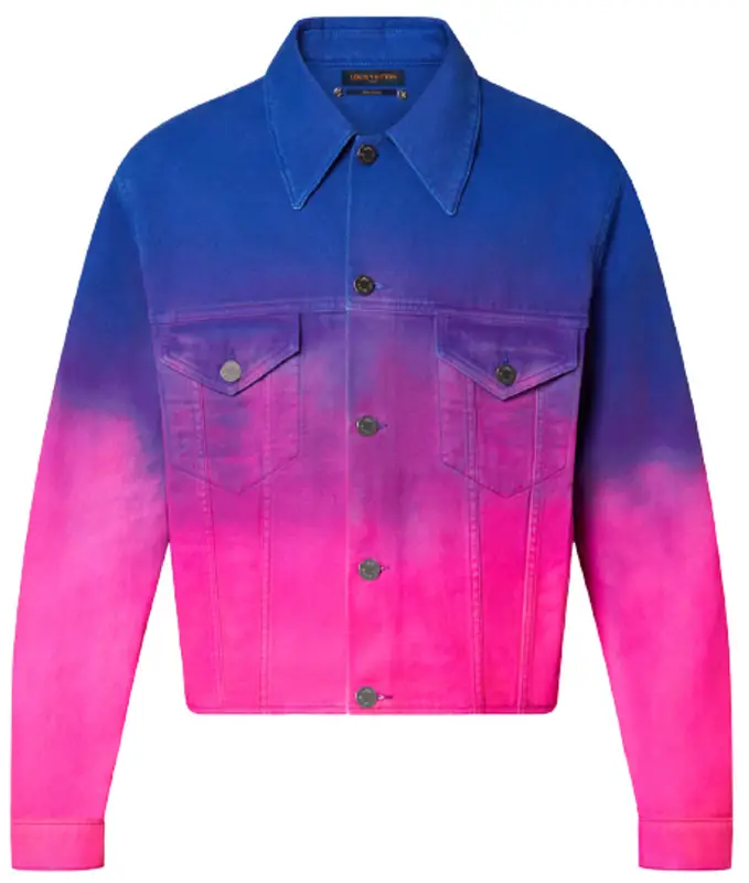 pink lv jacket