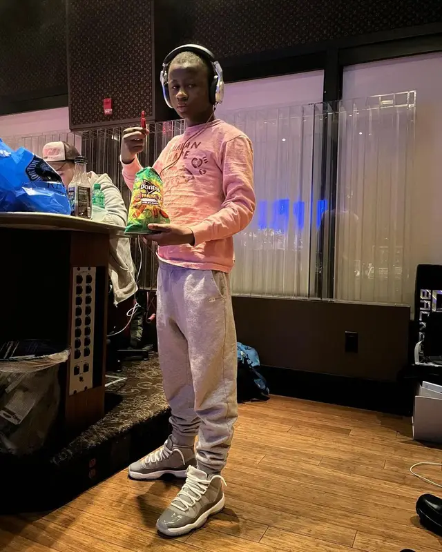 Bouba Savage outfit in Human Made, Jordan, and Lil Uzi Vert Merch, 2022