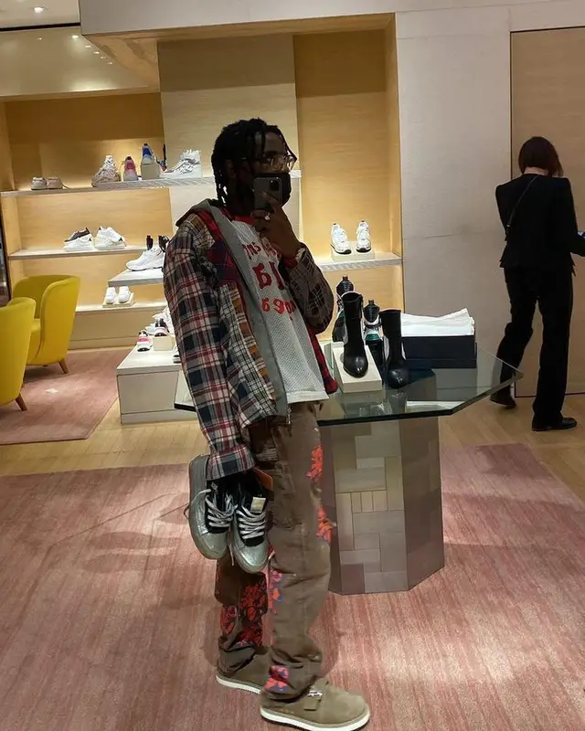 Ian Connor outfit in Louis Vuitton, 2022