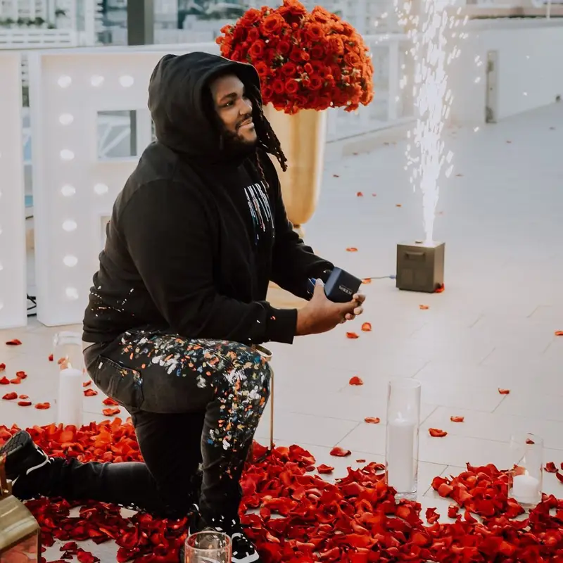 Tee Grizzley outfit in Amiri and Dior, 2022