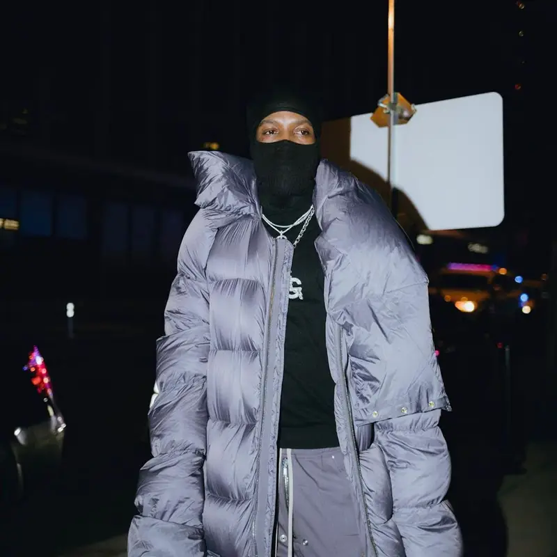 Shy Glizzy outfit in Rick Owens, 2021