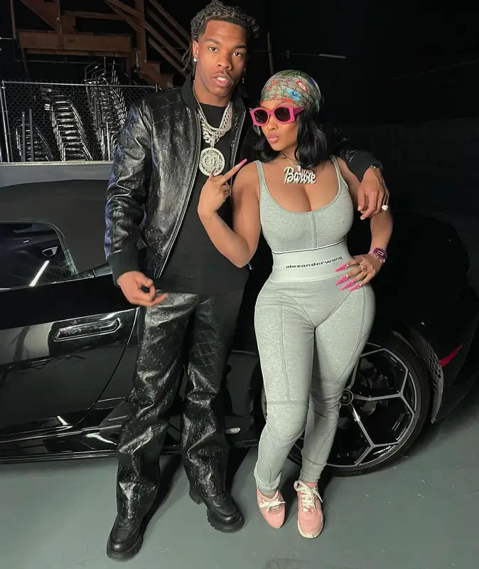 Nicki Minaj outfit in Alexander Wang, Loewe, and Gucci, 2022