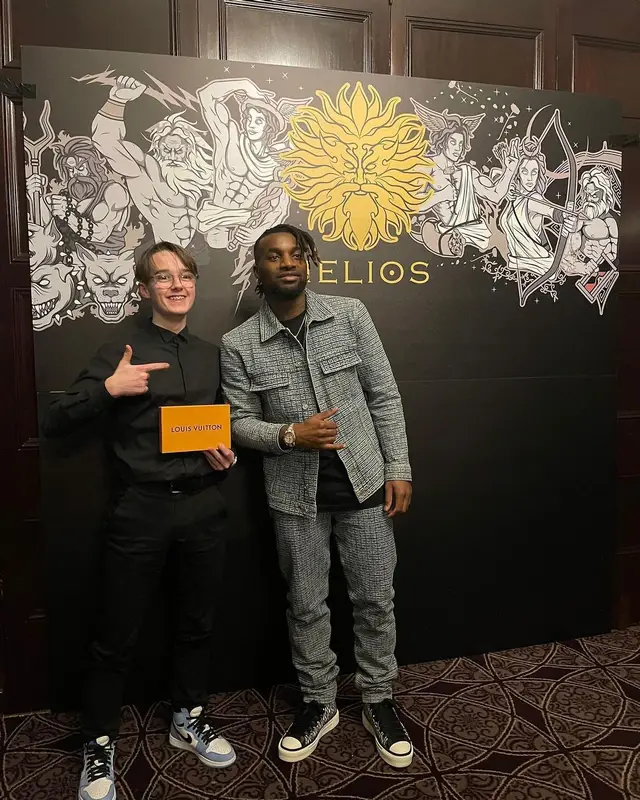 Allan Saint-Maximin outfit in Givenchy and Amiri, 2022