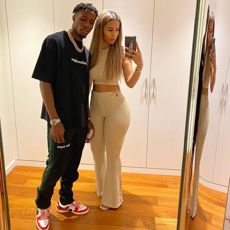 Wilfried Zaha outfit in Balenciaga, Palm Angels, and Nike, 2021