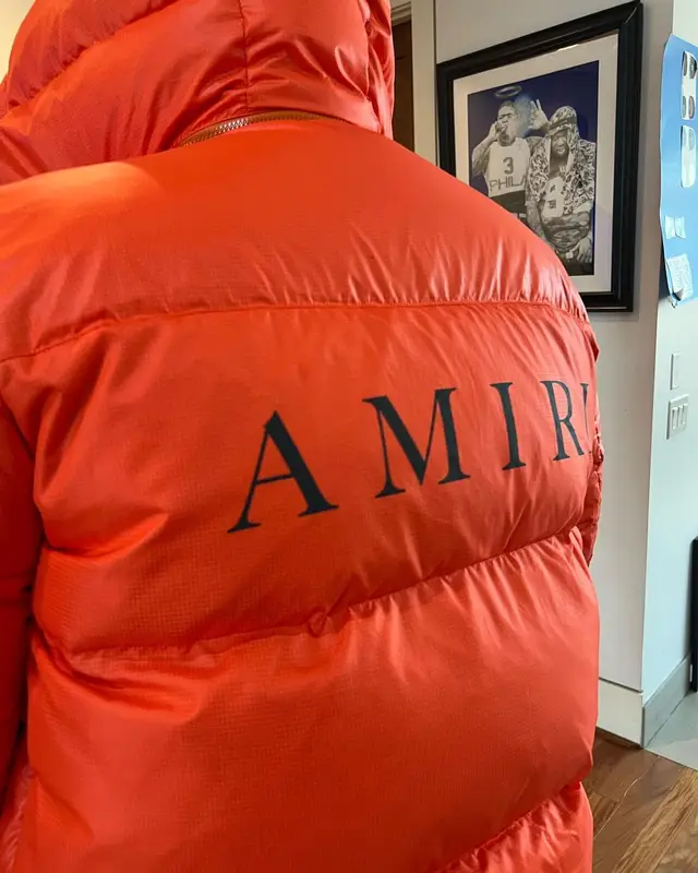 Maxo Kream outfit in Amiri, Travis Scott Merch, and New Era, 2022