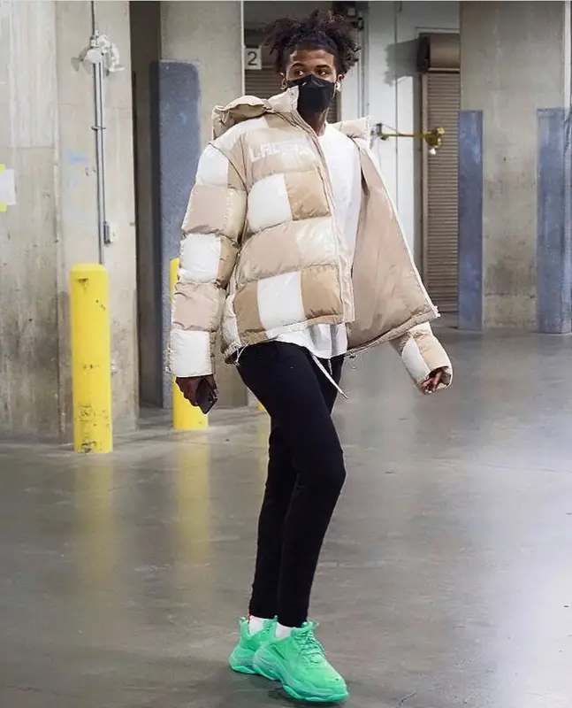 Jalen Green outfit in The Ruff Eye and Balenciaga, 2021