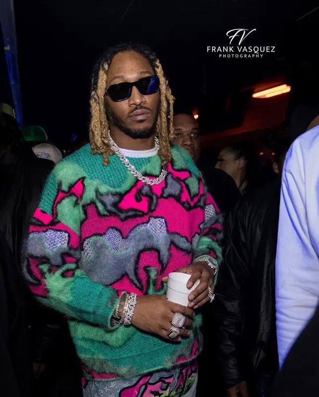 Future outfit in Loewe, Moncler, and Hiroshi Fujiwara, 2022
