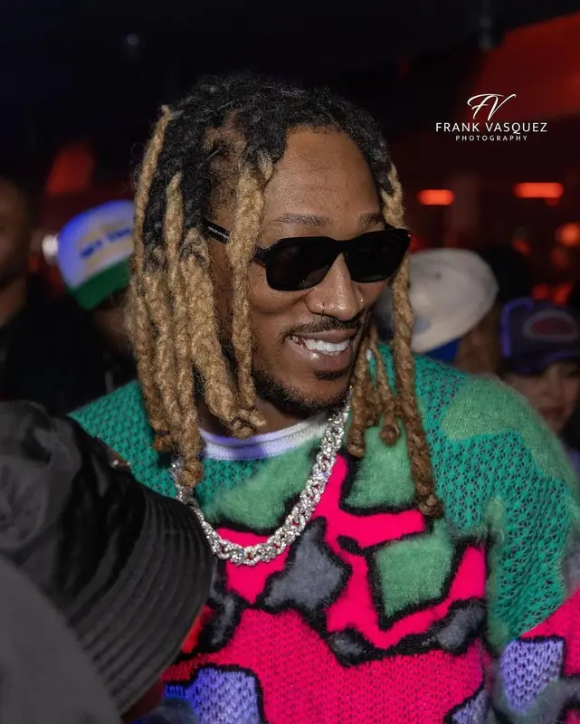 Future outfit in Loewe, Moncler, and Hiroshi Fujiwara, 2022