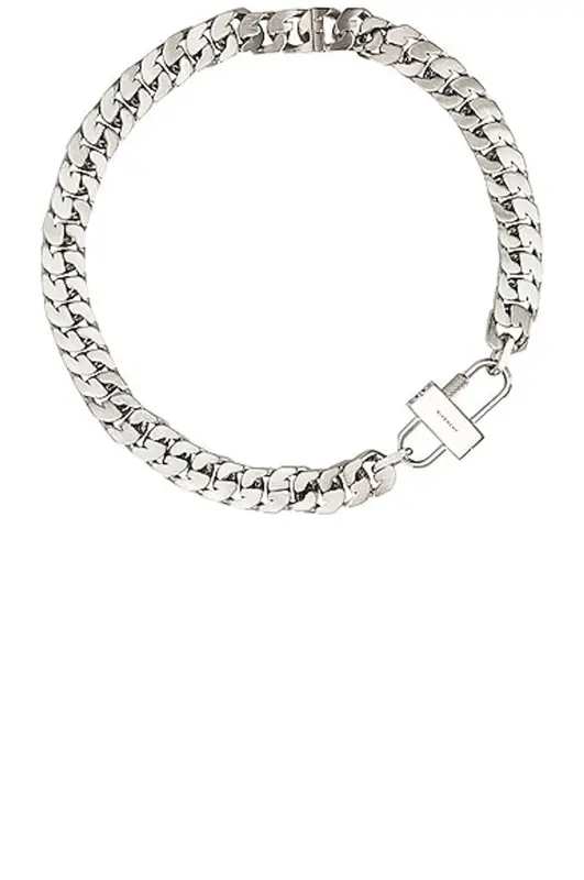 Givenchy Silver Toned Brass Necklace  $1269