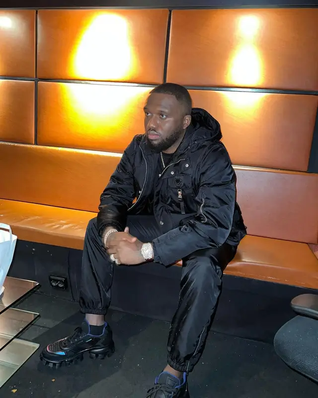 Headie One outfit in Prada, 2022