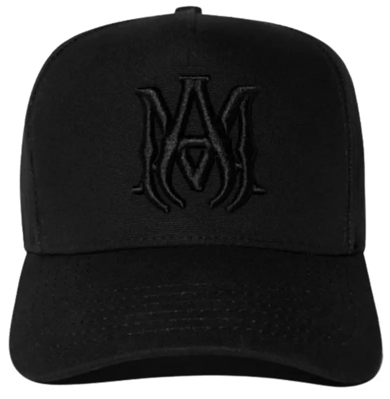 Amiri M.A. Full Canvas Black Cap | WHAT'S ON THE STAR?