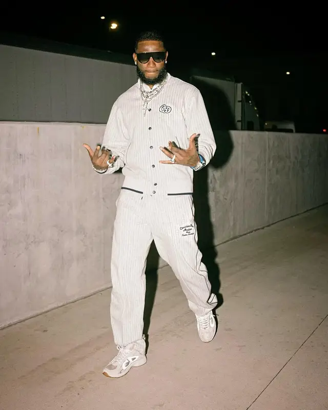 Gucci Mane outfit in Dior, 2022