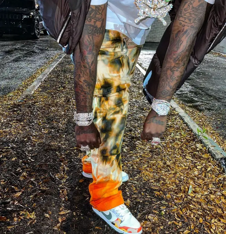 Kodak Black outfit in Amiri and Nike, 2022