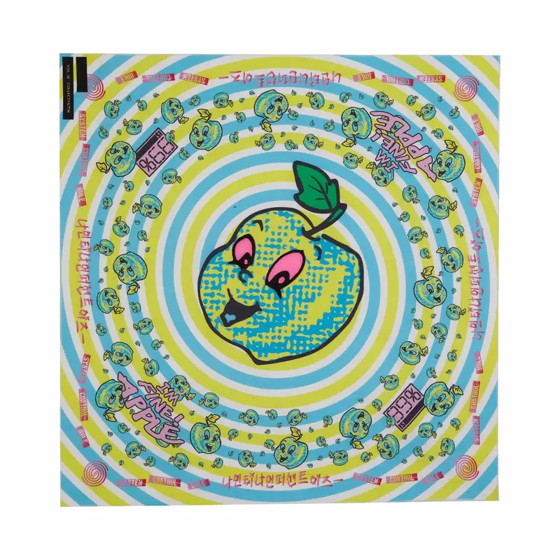 99%IS I'm Fine! Apple Mess Eye Multicolor Scarf $80