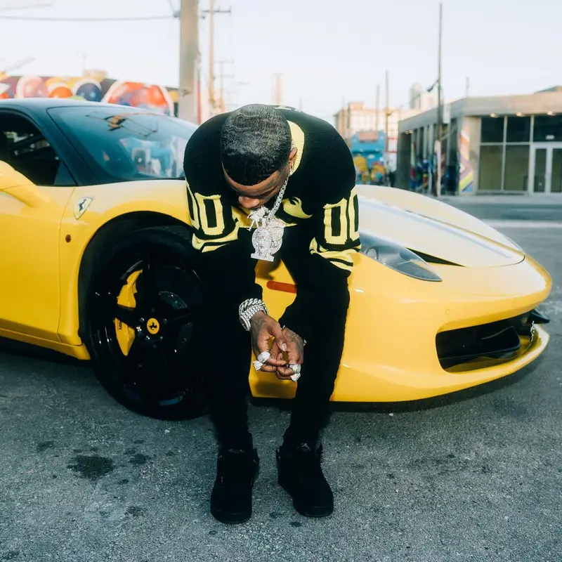 Tory Lanez outfit in Louis Vuitton, Amiri, and Jordan, 2022