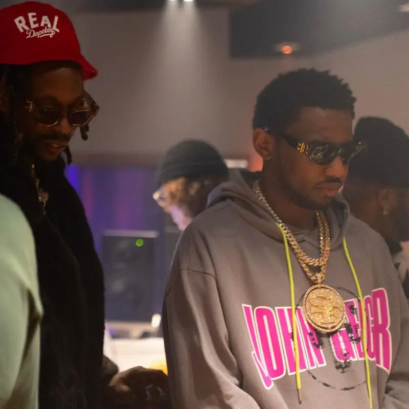 Fabolous outfit in John Geiger and Balenciaga, 2022