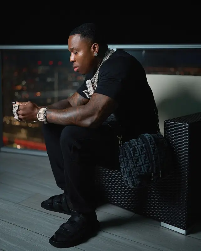 BandMan Kevo outfit in Fendi, 2022