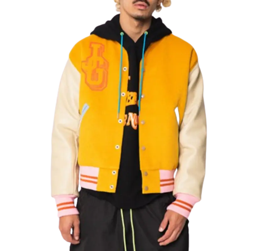 JG Letterman Jacket Red – John Geiger