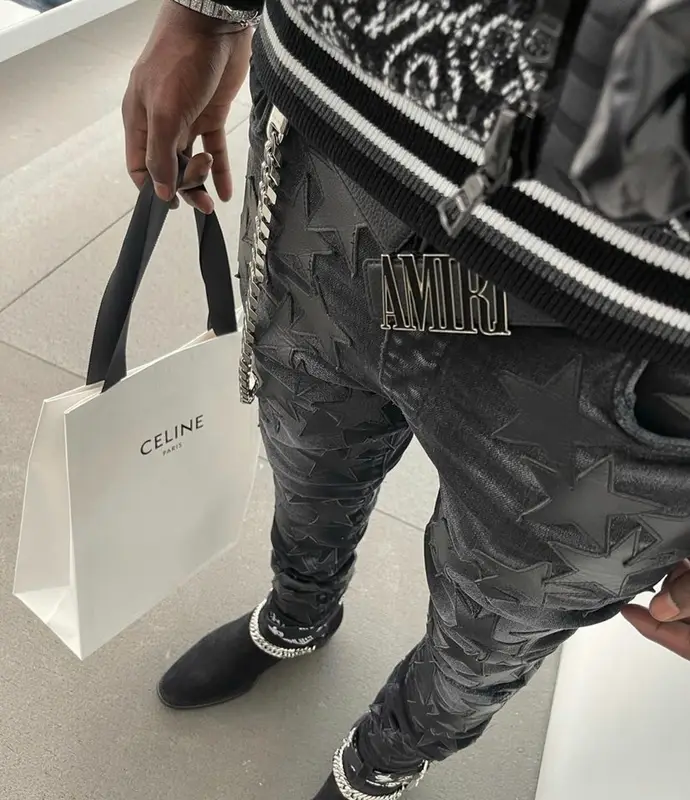 Jackboy outfit in Amiri and Chemist, 2022