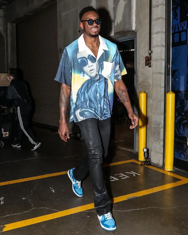 Thanasis Antetokounmpo outfit in Supervsn, Nike, and Future Mood, 2022