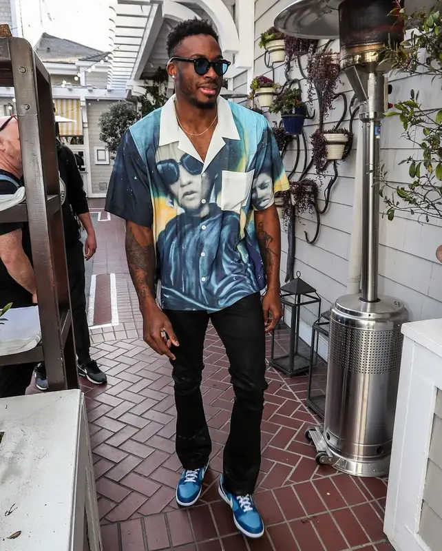 Thanasis Antetokounmpo outfit in Supervsn, Nike, and Future Mood, 2022