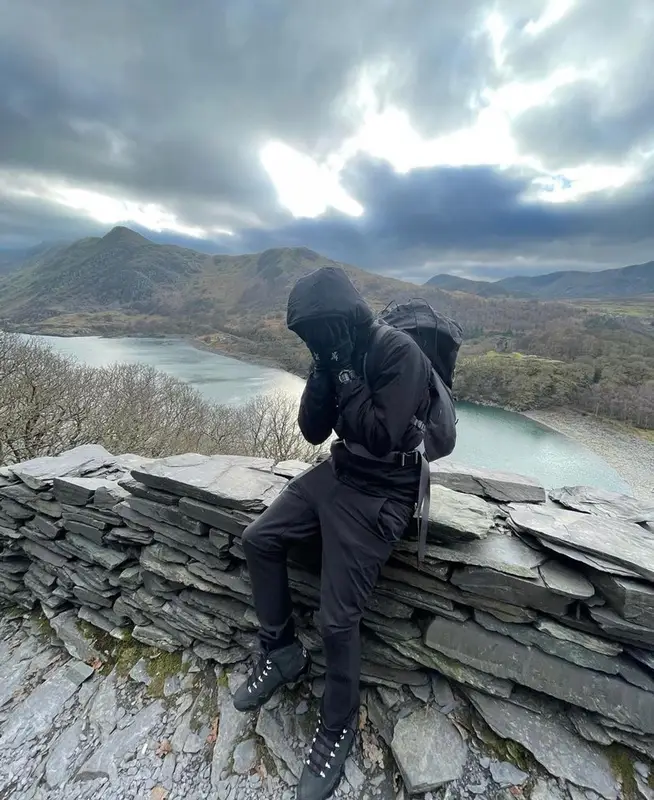 Central Cee outfit in Arc'teryx and Jordan, 2022
