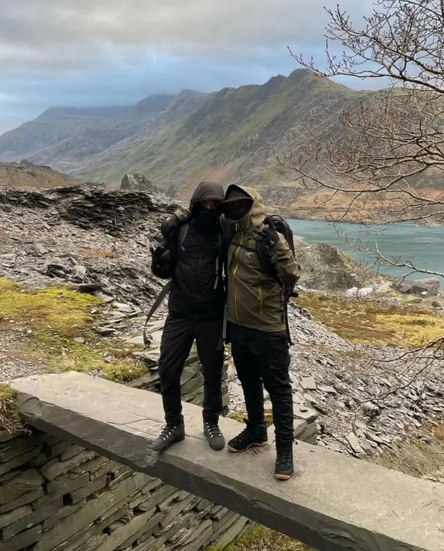 Central Cee outfit in Arc'teryx and Jordan, 2022