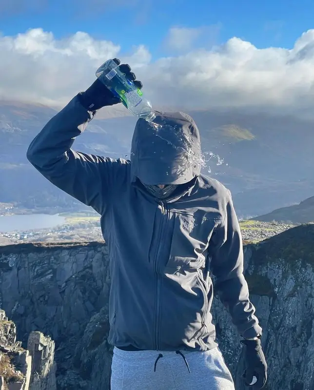 Central Cee outfit in Nike, Asics, and Arc'teryx, 2022