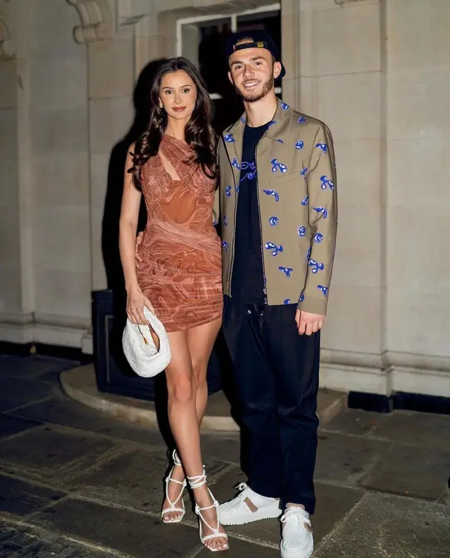 James Maddison outfit in Dior and Kenny Scharf, 2022